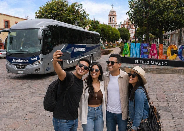 primera vez viajando en autobús