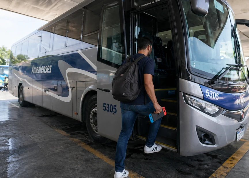 aprovechar un viaje largo en autobús