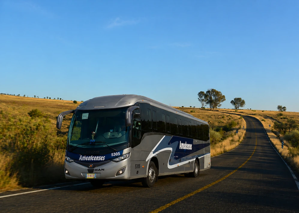 Día del Trabajo viajar en autobús