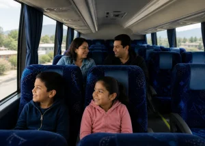 Día Internacional de las Familias viajar en autobús