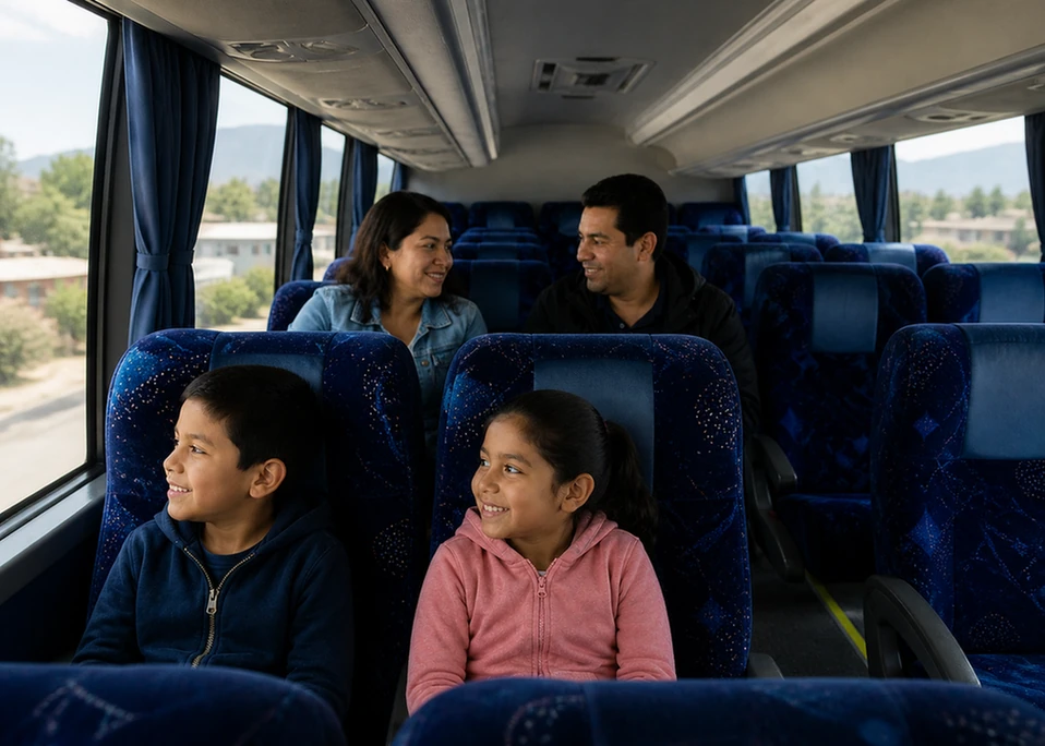 Día Internacional de las Familias viajar en autobús