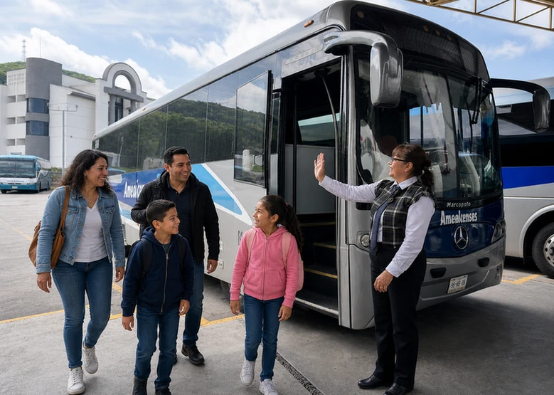 Día Internacional de la Convivencia en Paz viajar en autobús