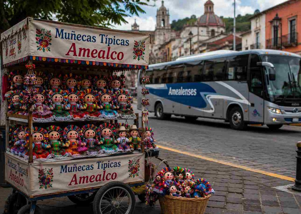 Muñecas otomíes elaboradas artesanalmente en Amealco Pueblo Mágico