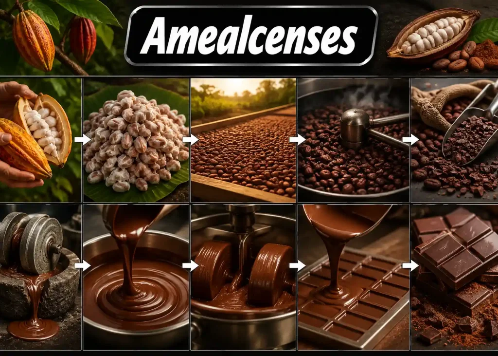 Granos de cacao representativos de la tradición gastronómica mexicana
