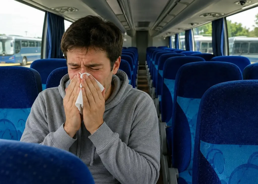 Persona informándose sobre el Día Mundial de la Alergia y el cuidado de la salud
