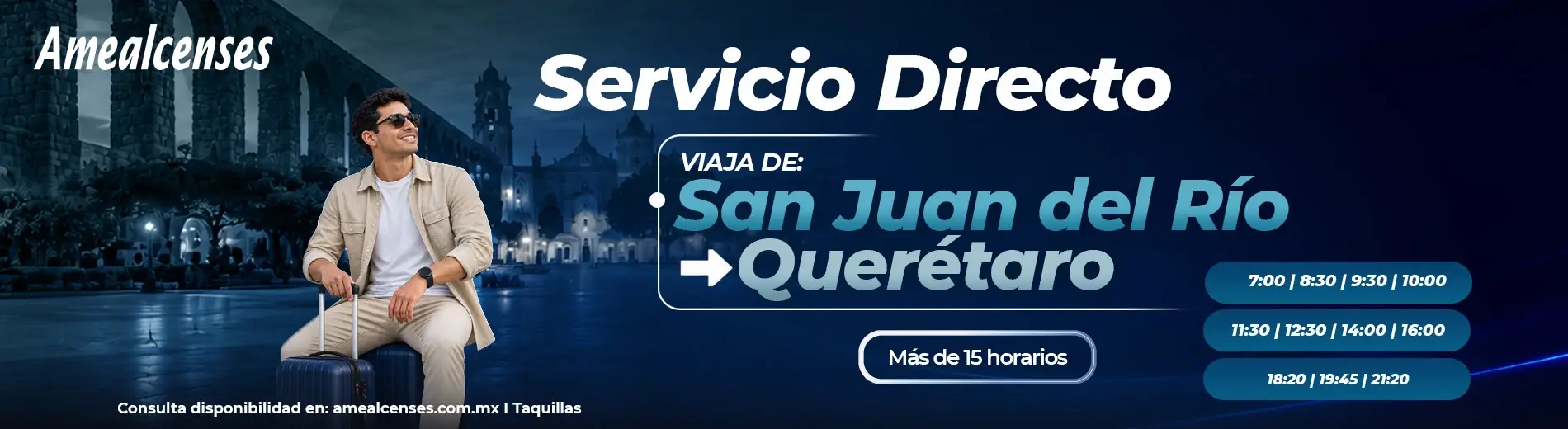 Servicio directo de San Juan del Río a Querétaro