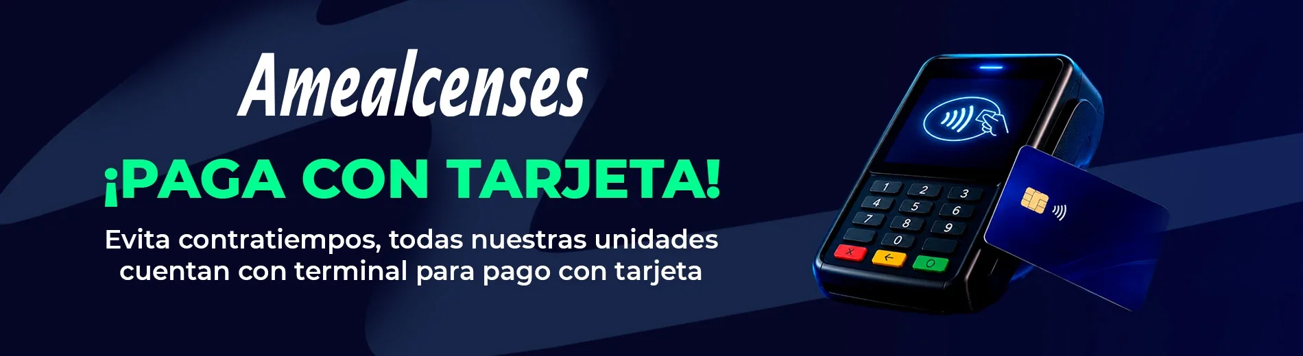 Paga al abordar con tu tarjeta